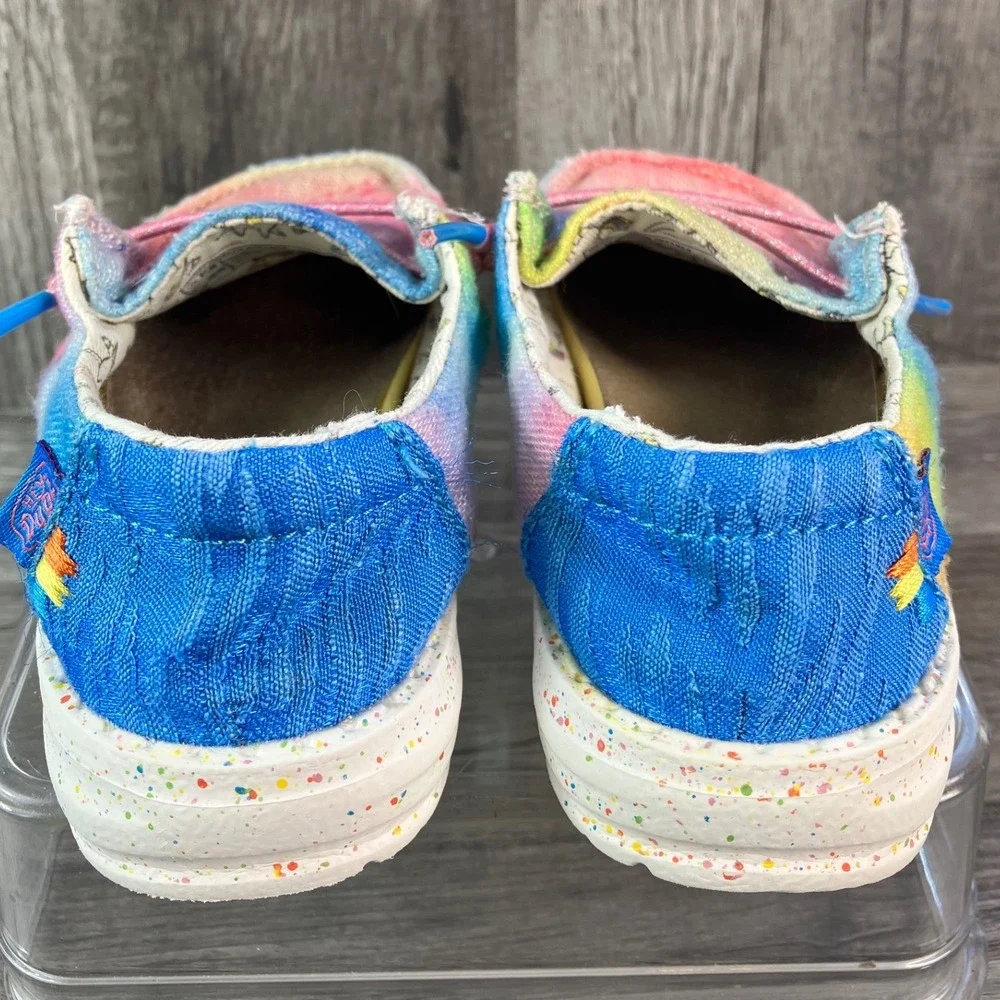 Hey Dude Wendy Toddler Dreamer Magic Tie Dye Shoes 40087-9CR Size K8 Multicolor